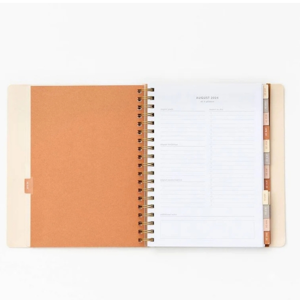Floral 2025 Planner with Orange Accents - Picture 7 of 16